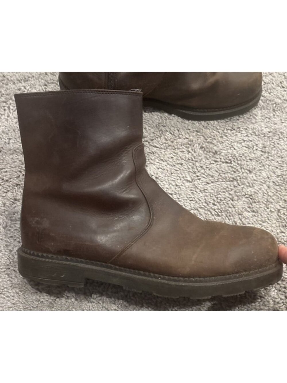 Frye Men's Paul Inside Zip Casual Boots - Round Toe SZ 10 M